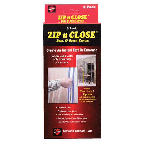 Surface Protection Zip N Close 4 mil X 1.5" W X 7 ft. L Polymer