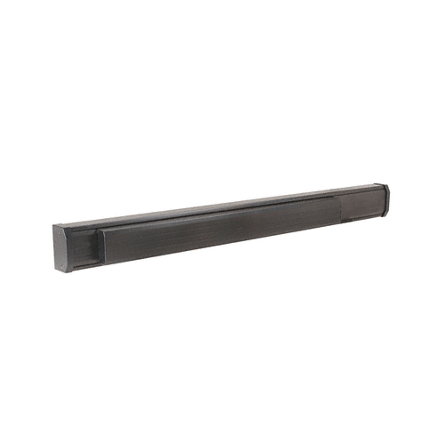 Dark Bronze 36" 1285 Push Pad Concealed Vertical Rod Left Hand Reverse Bevel Panic Exit Device with Impact Kit