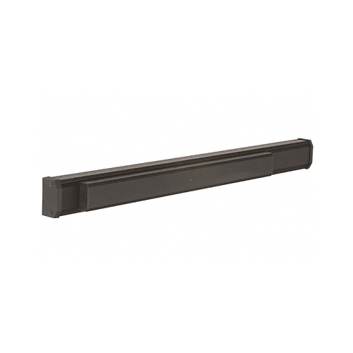 Dark Bronze 36" 1285 Push Pad Concealed Vertical Rod Left Hand Reverse Bevel Panic Exit Device, Smooth Finish