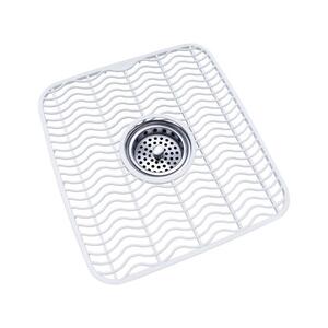 Rubbermaid 1939409 Sink Protector Mat White Plastic White