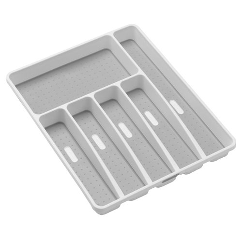 Silverware Tray 1.88" H X 12.9" W X 16" D Plastic White