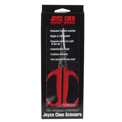 Scissors 6-3/8" L Stainless Steel 1 pc Red