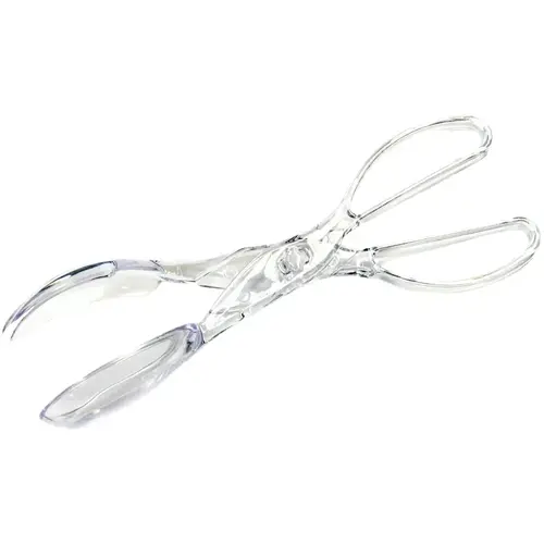 Tongs Clear Plastic Clear - pack of 3