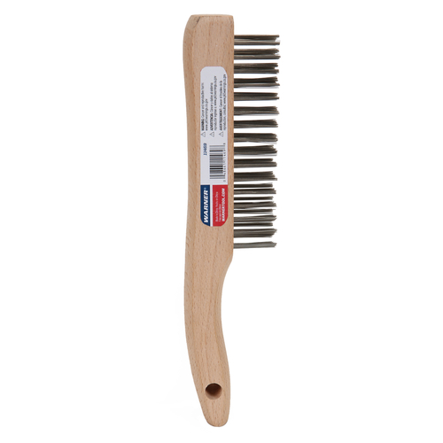 Warner 11469-XCP6 Wire Brush 4" W X 10" L Stainless Steel - pack of 6