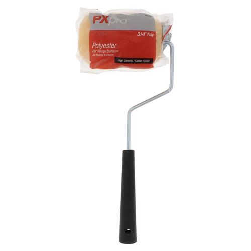 PXpro PT00318 Paint Roller Frame and Cover 4" W Trim Threaded End