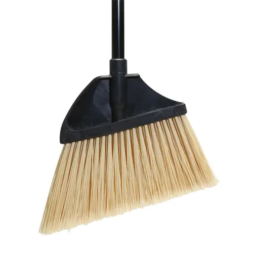 O-Cedar Commercial Maxiplus Angle Flagged Broom, 4 Each