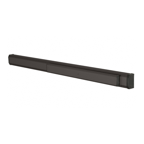 Dark Bronze 48" 1285 Push Pad Concealed Vertical Rod Right Hand Reverse Bevel Panic Exit Device, Smooth Finish