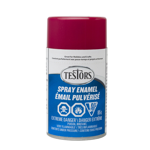 Testors 1629T Spray Paint Metallic Metal Flake Red 3 oz Metal Flake Red