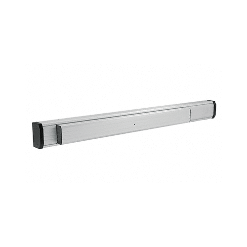 Satin Aluminum 36" 1285 Push Pad Concealed Vertical Rod Left Hand Reverse Bevel Panic Exit Device with Impact Kit