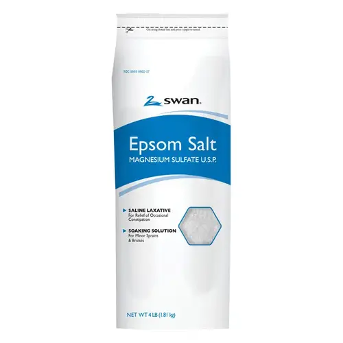 Swan 1000036843 Epsom Salt, 4 Lb.