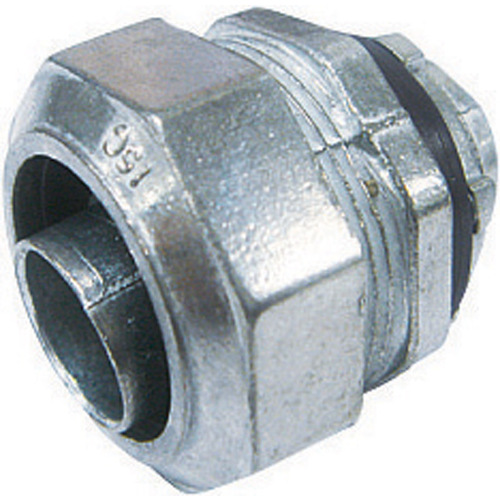 Straight Connector ProConnex 1/2" D Die-Cast Zinc For Liquid Tight 1 p