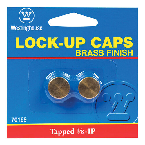 Lock-Up Caps  Brass Finish