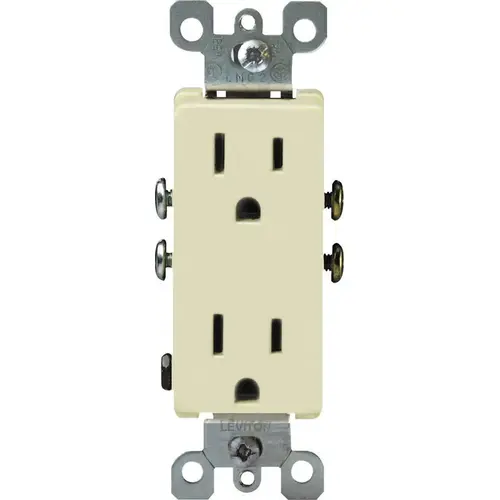 Outlet Decora 15 amps 125 V Duplex Ivory 5-15R Ivory