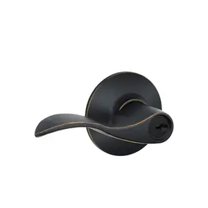 Schlage Accent Aged Bronze Entry Lever ANSI Grade 2 Key: K4 1-3/4 in. Schlage Accent Aged Bronze Entry Lever ANSI Grade 2 Key: K4 1-3/4 in.