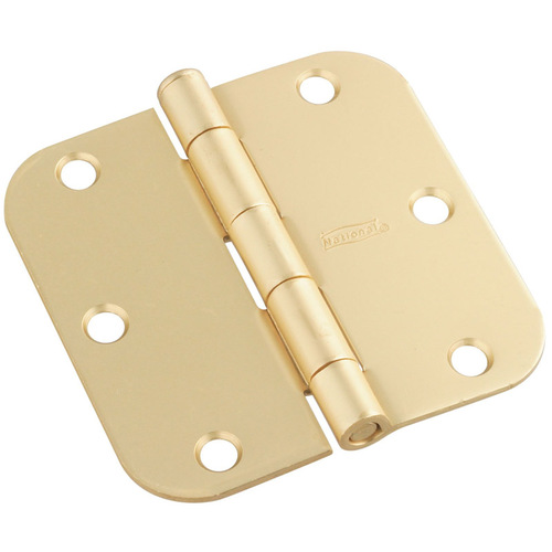 Door Hinge 3-1/2" L Satin Brass Satin Brass