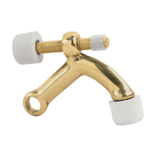 Ives Series Hinge Pin Door Stop, Brass, Brass