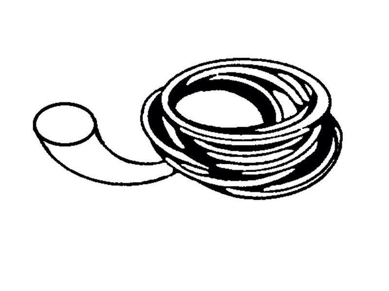 Prime-Line Products P 8125 Screen Retainer Spline, 160-in, Foam, Black, 500-ft