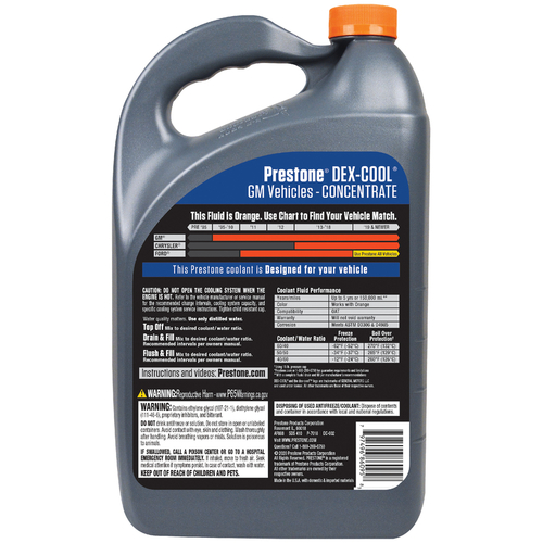 PRESTONE AF888 DexCool AntiFreeze and Coolant Concentrate, 1 gal, Orange