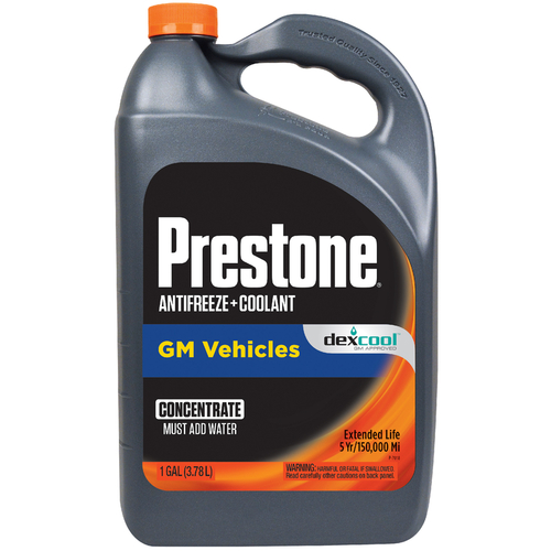 PRESTONE AF888-XCP6 Dex-Cool Anti-Freeze and Coolant Concentrate, 1 gal, Orange - pack of 6