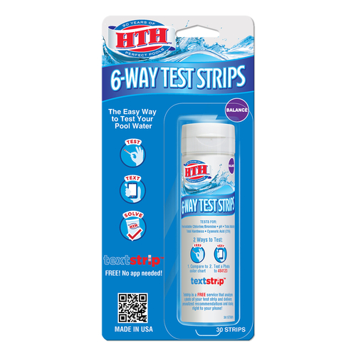 HTH 1274 6-Way Test Strips Strips 2.5 oz