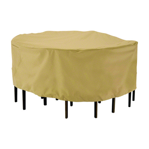 Classic Accessories 58222 Dining Set Cover Terrazzo 23" H X 94" W X 94" L Brown Polyester Brown