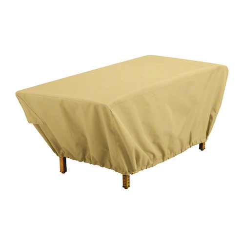Coffee Table Cover 18" H X 25" W X 48" L Brown Polyester Brown