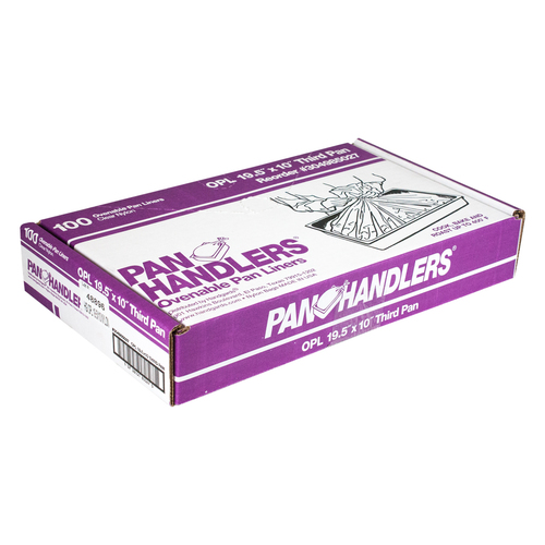 Panhandlers Pan Liner Ovenable 400 Degree 19.5X10, 100 Each