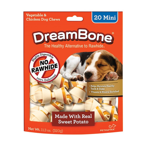 DreamBone DBSP-02107 Chews Chicken/Sweet Potato For Dogs