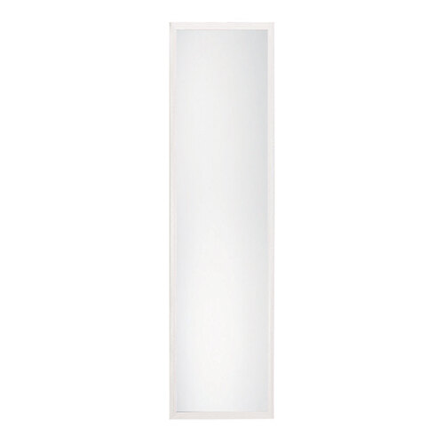 Full Length Door Mirror 48" H X 12" W White Plastic