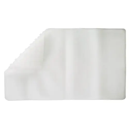 Living Accents MB3212-CLEAR Bath Mat 28" L X 16" W Clear Thermo Plastic Elastomer Latex Free Clear