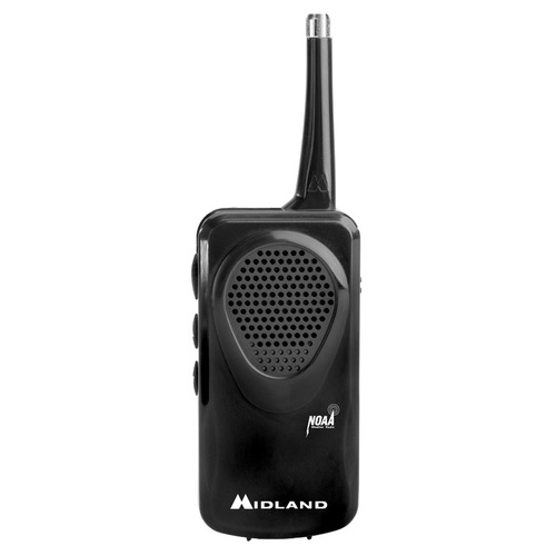 Midland HH50B Weather Alert Radio Black Battery Operated Black