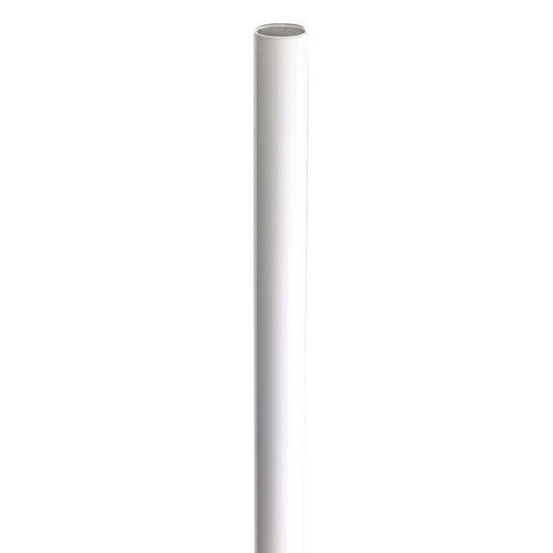 Lido LB-26-A106/8 Closet Rod 96" L X 1-5/16" D Powder Coated Stainless Steel Powder Coated
