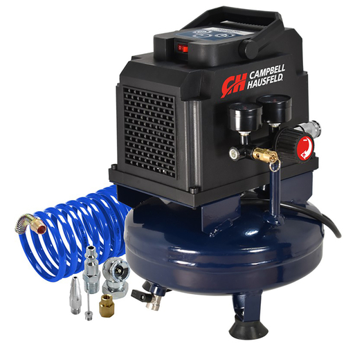 Air Compressor and Inflation Kit 1 gal Pancake Portable 125 psi 0.33 HP