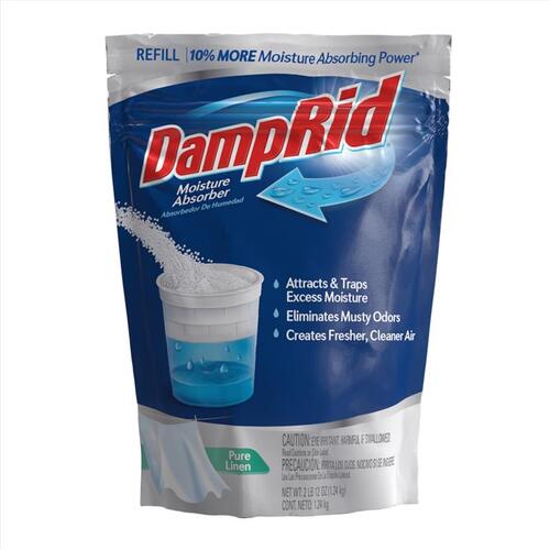 DampRid FG30PLSB-XCP3 Moisture Absorber Refill Pure Linen Scent 44 oz - pack of 3