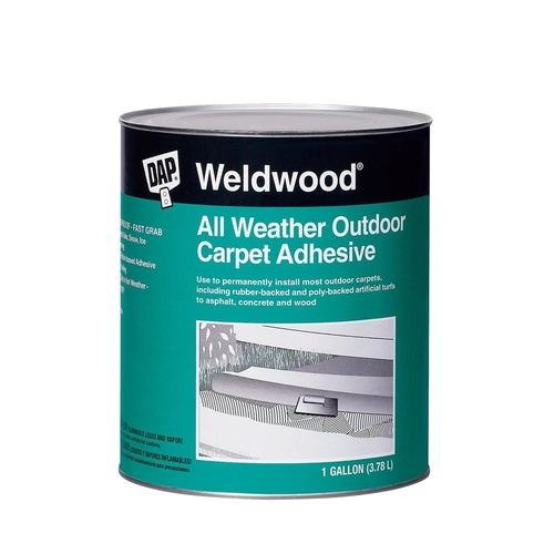 DAP 7079800443 Adhesive Weldwood High Strength Rubber 1 gal Tan