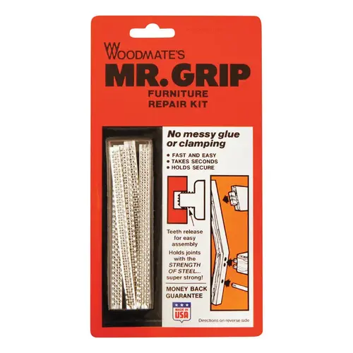 Woodmate 1298 Screw Hole Repair Kit Mr. Grip 1/2" D X 4" L Steel