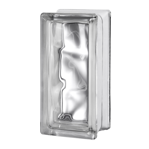 Seves 122663-XCP10 Glass Block 8" H X 4" W X 3" D Nubio - pack of 10