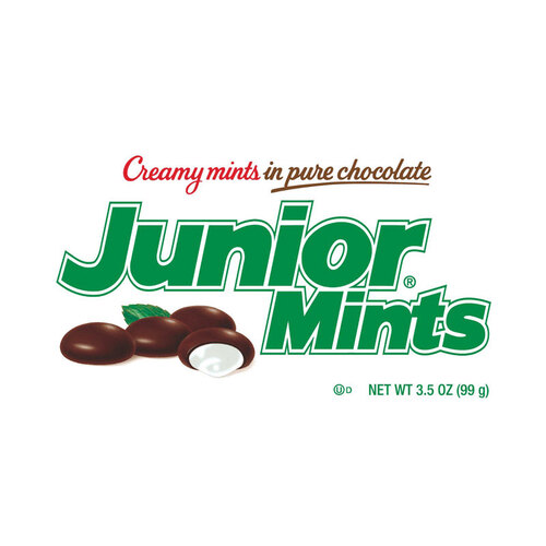 Junior Mints 53944-XCP12 Candy Chocolate, Mint 3.5 oz - pack of 12