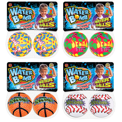 Water Balls Water Bomb Outdoor Water Toys Foam - pack of 24