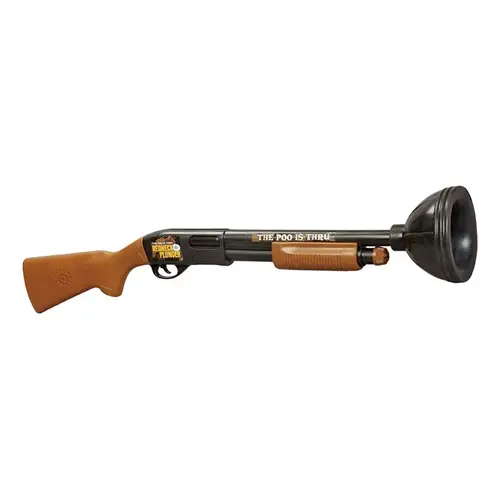 Toilet Plunger Redneck Shotgun 32" L X 5-3/4" D - pack of 4