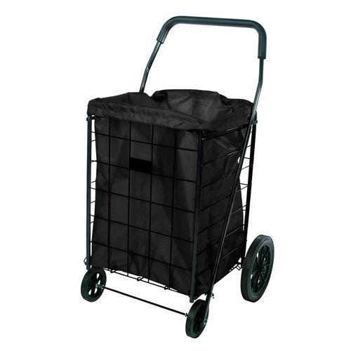 Apex SC9017 Shopping Cart Liner 24" H X 18" W X 15" L Black Collapsible