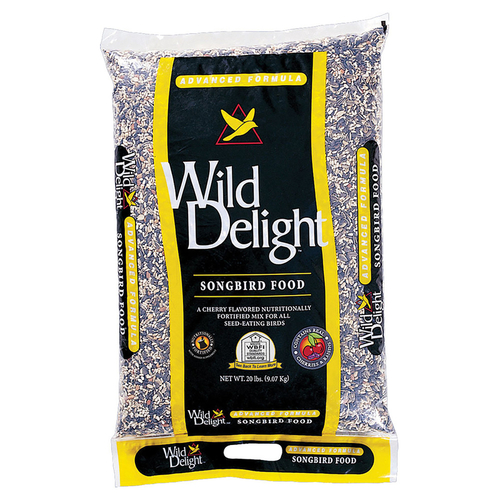 Wild Delight 8014667 Wild Bird Food Songbird Assorted Species Sunflower Seeds 20 lb