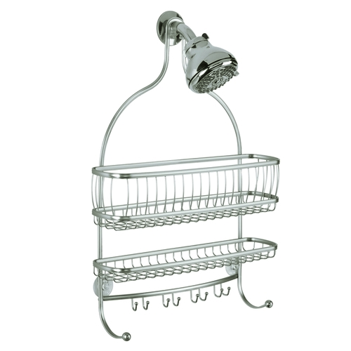 Interdesign York Lyra Shower Caddy Silver