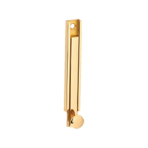 4" Ives Series Light-Duty Surface Bolt, Brass, Brass