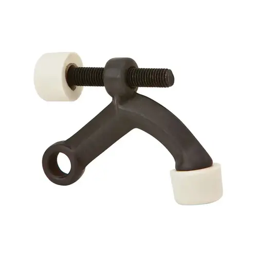 IVES 70A10B Hinge Pin Door Stop Aluminum Oil Rubbed Bronze Mounts to door hinge Oil Rubbed Bronze