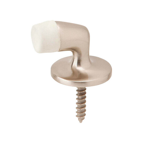 IVES 430MB15 Ives Series Door Stop, 1-1/4 in Dia Base, Brass, Satin Nickel