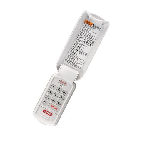 Genie 37332R Wireless Keyless Entry System 3 Door For Garage Doors White