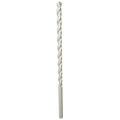 Drill Bit, 7/16 in Dia, 13 in OAL, Percussion, Spiral Flute, 1-Flute, 3/8 in Dia Shank Nickel