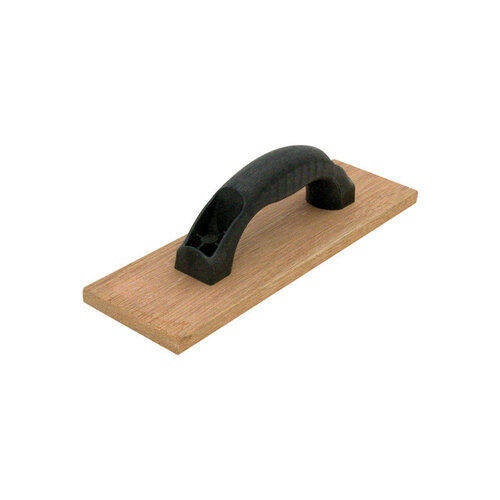 Hand Float, 16 in L Blade, 3-1/2 in W Blade, 1/2 in Thick Blade, Mahogany Blade, Structural Foam Handle