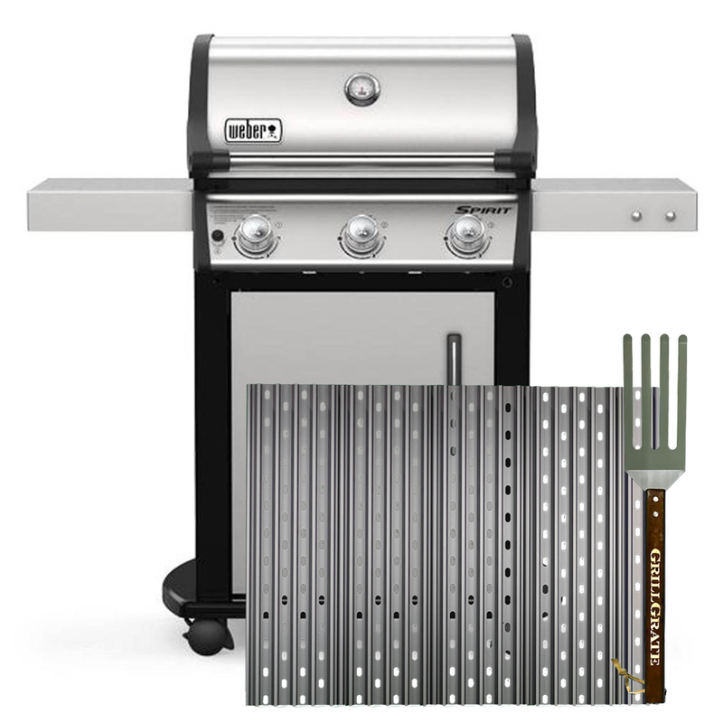 GrillGrate For Weber Spirit 300 and older Genesis Models Replacement GrillGrate Set 17.38 in. L X 22